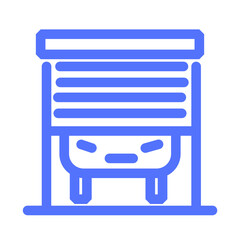 Garage Car Parking Icon