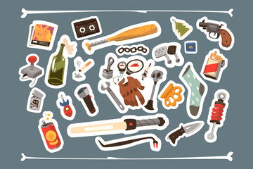 Tools and equipment for men set