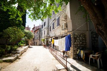 A little cobbles street in a Mediterranean country