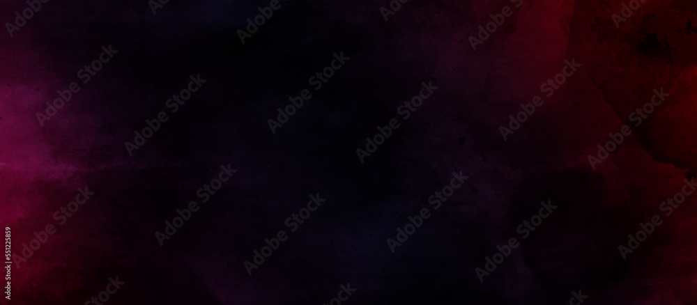 Sticker dark red concrete wall background with neon lights effect. abstract gradient dark blue to pink cemen