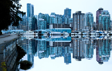 Fototapeta na wymiar Vancouver Skyline Canada