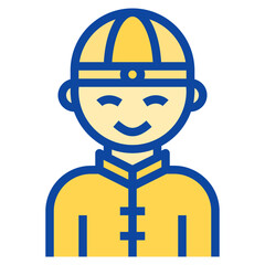 boy two tone icon