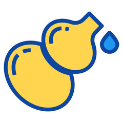 gourd two tone icon