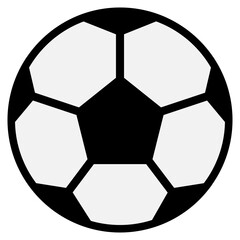 football ball flat icon