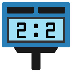 scoreboard flat icon