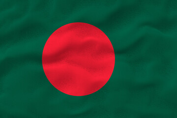 National Flag of Bangladesh. Background  with flag  of Bangladesh