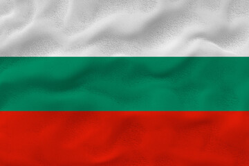 National flag of Bulgaria. Background  with flag  of Bulgaria