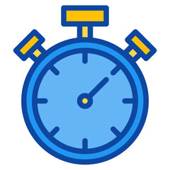 stopwatch two tone icon