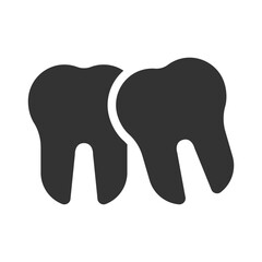 Loose tooth icon