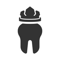 Crown tooth icon