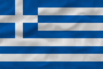 National flag of Greece. Background  with flag  of Greece.