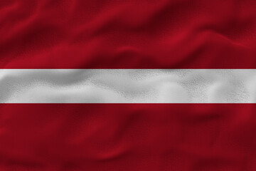 National Flag of Latvia. Background  with flag  of Latvia
