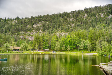 Fototapeta na wymiar Bergens fjellstrekninger, HDR Image