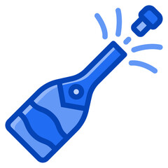 champagne blue icon