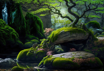 Forest illustration No.01