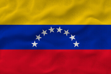 National flag of Venezuela. Background  with flag of Venezuela.