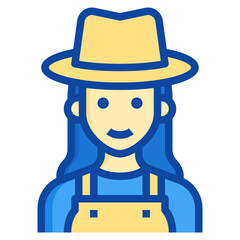 Fototapeta premium gardener two tone icon