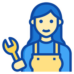 mechanic two tone icon