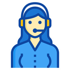 operator two tone icon