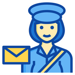 postman two tone icon
