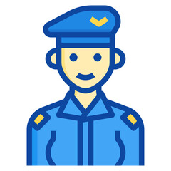 soldier two tone icon