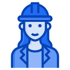 architect blue icon