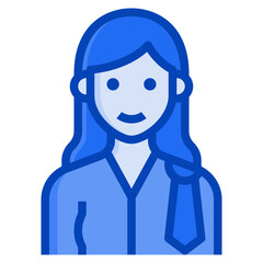 lawyer blue icon