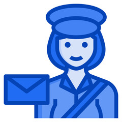 postman blue icon