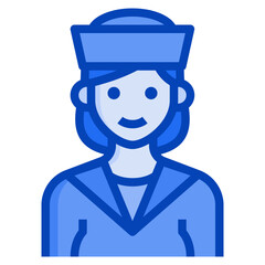 sailor blue icon
