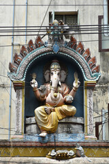 Fototapeta na wymiar Hindu temple in Chennai