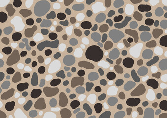 テクスチャ　石　岩　斑点　砂利　手描き　素材　イラスト