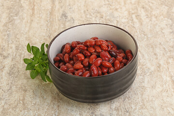 Red kidney bean in the bowl