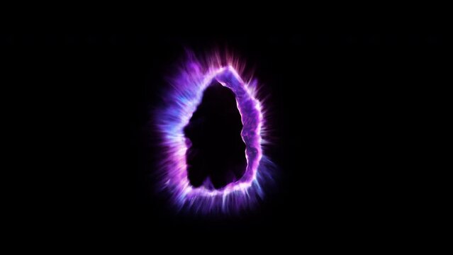 Magic portal seen  a teleportation vortex on background footage motion graphics, a background or overlay 4K drag and drop editing software supporting blending modes. VFX elements.
