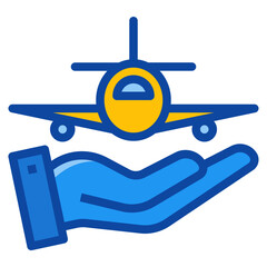 travel two tone icon