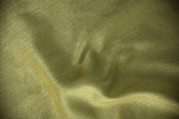 Yellow abstract silk wallpaper design, gold sheet of cotton textile style use as background and...