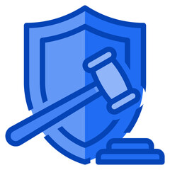 legal blue icon