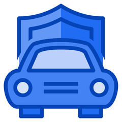 motor blue icon