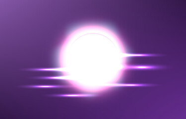 purple rings galaxy light background