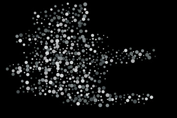 Silver glitter confetti, great design for any purpose. Party decor.