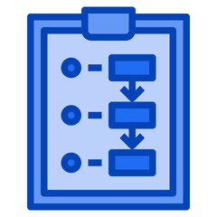 storyboard blue icon