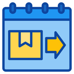 delivery two tone icon