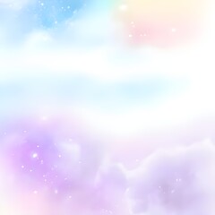 Pastel cosmic fantasy background. Generative AI.	