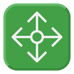 move flat icon