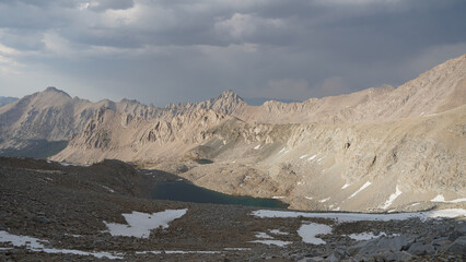 Hiking on the Pacific Crest Trail in California, USA.