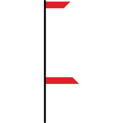 Indonesian Flagpole Element
