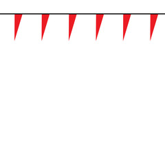 Indonesian Flag Line Element