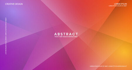 3D orange techno abstract background overlap layer on bright space with lines effect decoration. Graphic design element cutout style concept for banner, flyer, card, brochure cover, or landing page