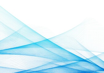 Abstract background with wavy blue lines
