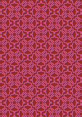 Seamless pattern in red fabric