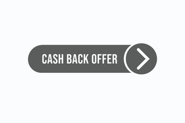 chas back offer button vectors. sign  label speech bubble chas back offer 
